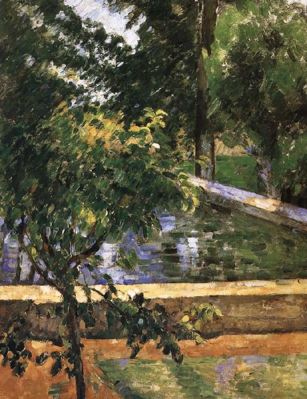 Paul Cezanne pool oil painting image